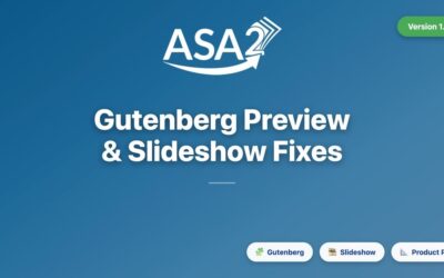 ASA2 1.32.1: Gutenberg Editor & Creators API Fixes
