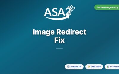 ASA2 Image Proxy 1.0.1: Amazon Redirects & Dashboard Fix
